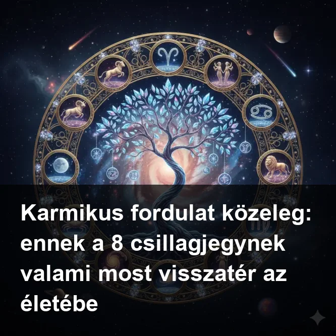 Karmikus fordulat közeleg: ennek a 8 csillagjegynek valami most visszatér az életébe